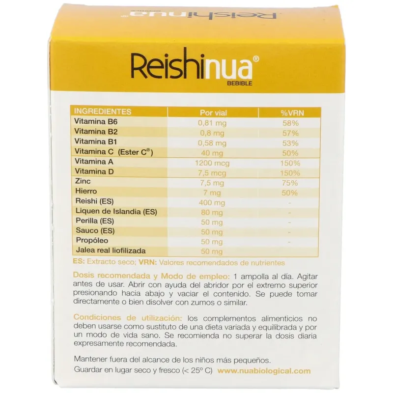 Reishinua bebible 15 viales nua | Farmacia Barata Reishinua bebible 15 viales nua | Farmacia Barata