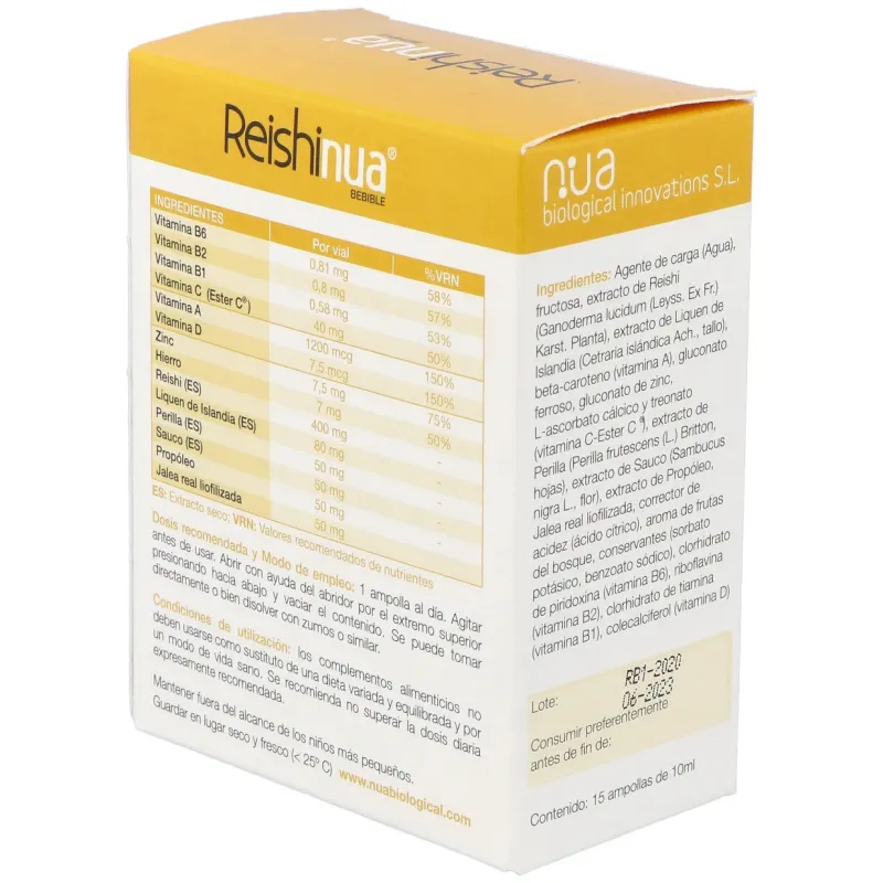 Reishinua bebible 15 viales nua | Farmacia Barata Reishinua bebible 15 viales nua | Farmacia Barata