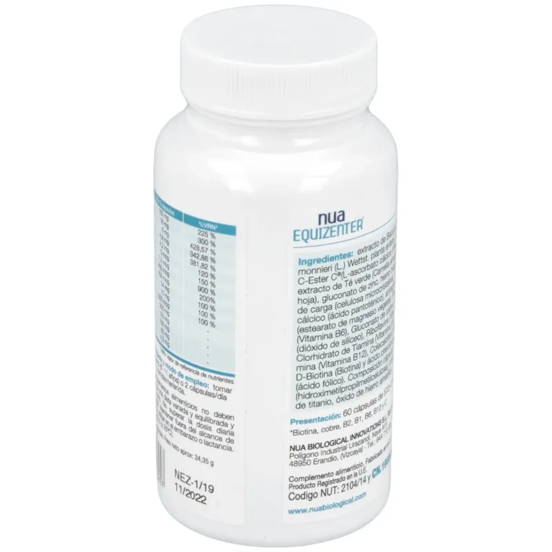 Nua nuaequizenter 60caps | Farmacia Barata