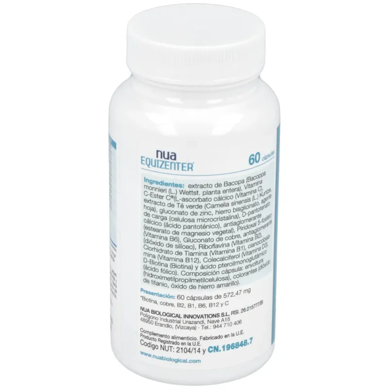 Nua nuaequizenter 60caps | Farmacia Barata