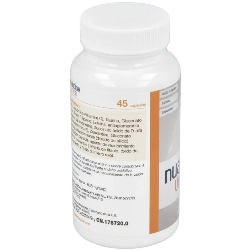 Nua biological innovations nuantiox visión 45caps | Farmacia Barata