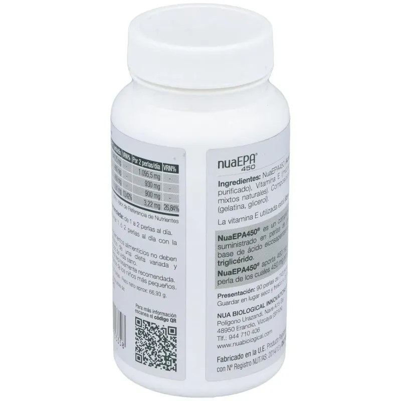 Nua epa 450 90 perlas | Farmacia Barata