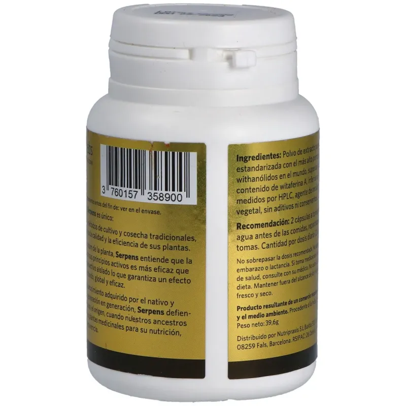 Ashwagold ashwagandha 90cap. | Farmacia Barata
