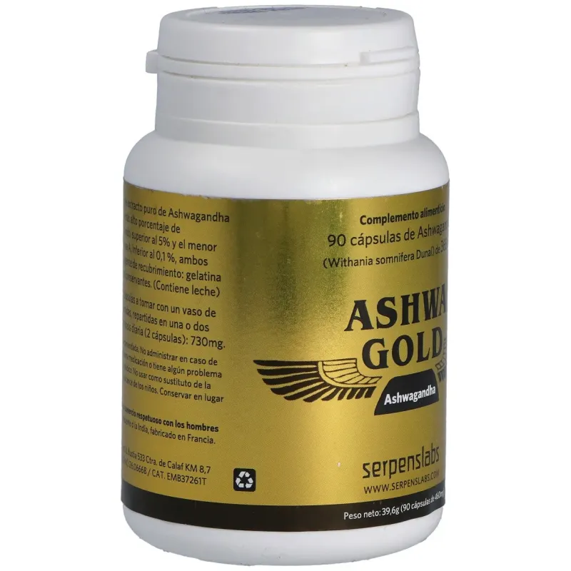Ashwagold ashwagandha 90cap. | Farmacia Barata