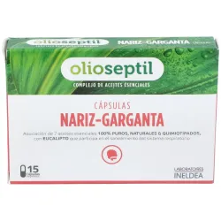 Olioseptil nariz y garganta 15cap.