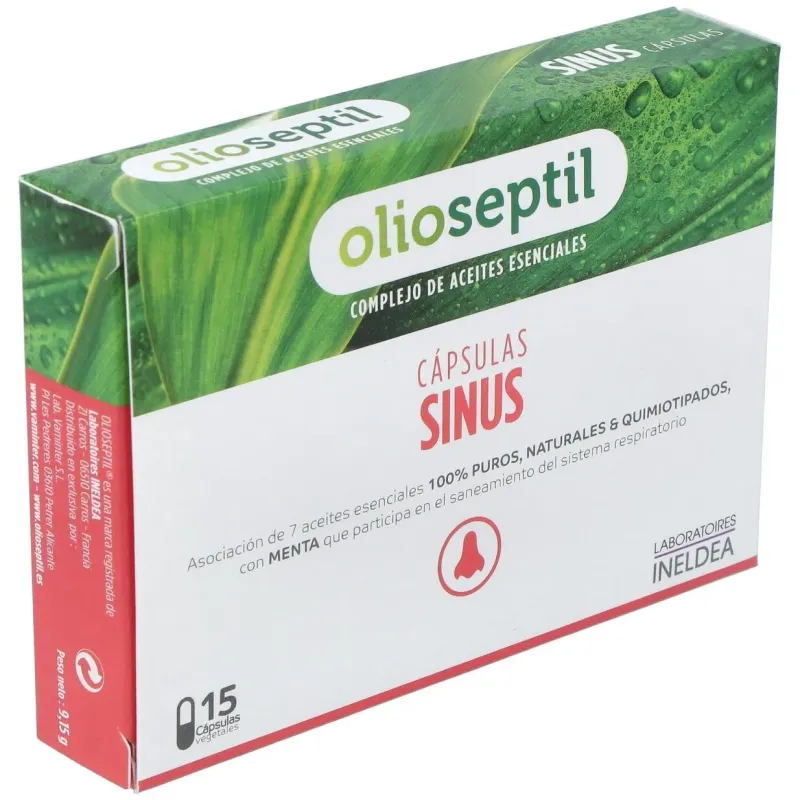 Olioseptil nariz y garganta 15cap. | Farmacia Barata
