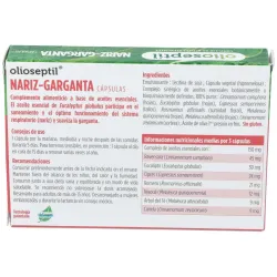 Olioseptil nariz y garganta 15cap. | Farmacia Barata