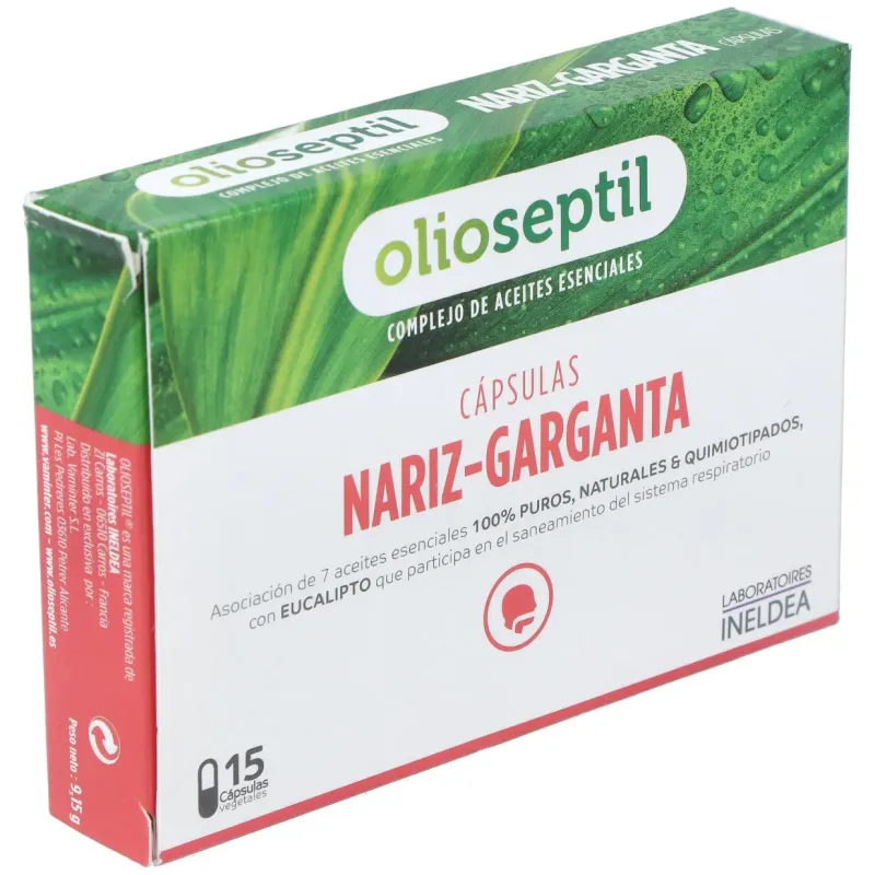 Olioseptil nariz y garganta 15cap. | Farmacia Barata