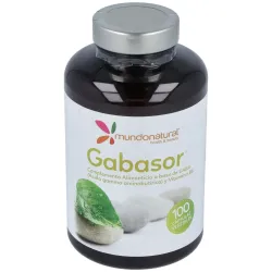 Mundo natural gabasor 750 mg con b6 100 cap