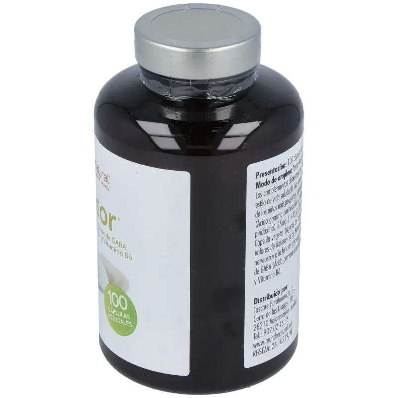Mundo natural gabasor 750 mg con b6 100 cap | Farmacia Barata Mundo natural gabasor 750 mg con b6 100 cap | Farmacia Barata