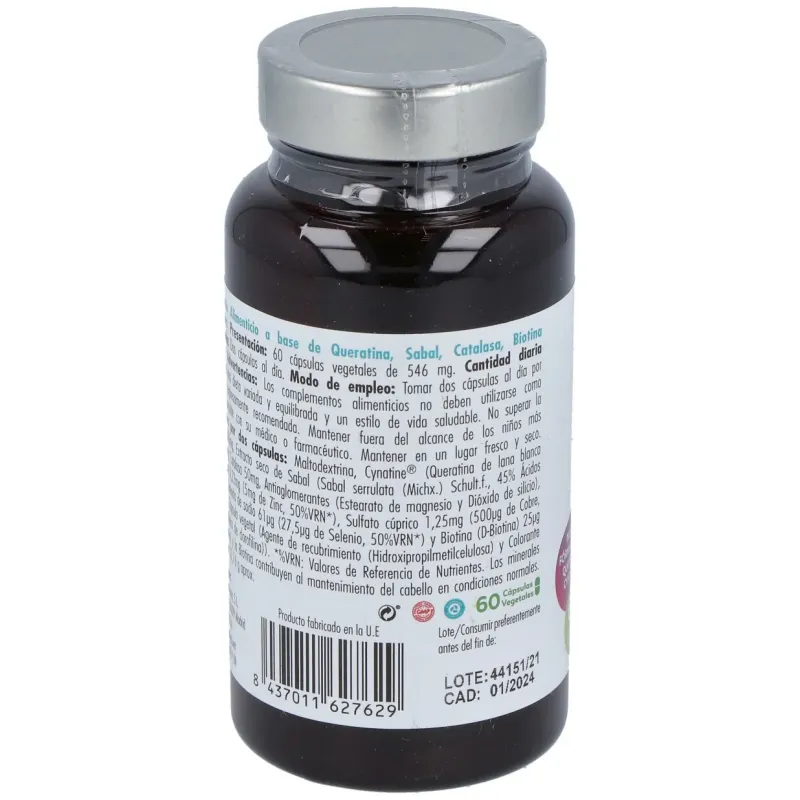 Mundo natural enervital capilar 60 caps | Farmacia Barata
