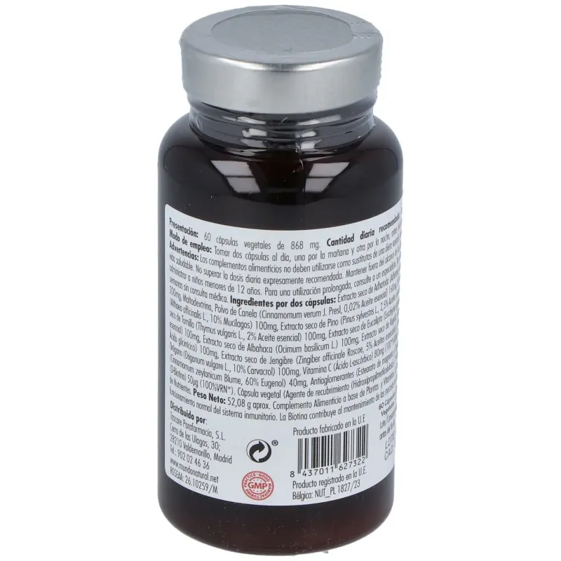 Mundonatural neumosan 60caps | Farmacia Barata