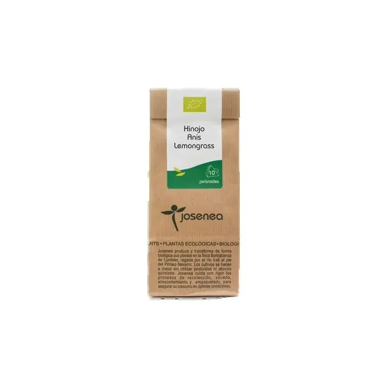 Josenea hinojo anis lemongrass 10 piramides | Farmacia Barata Josenea hinojo anis lemongrass 10 piramides | Farmacia Barata