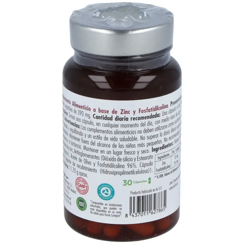 Mundonatural vitanano zinc liposomado 30caps | Farmacia Barata