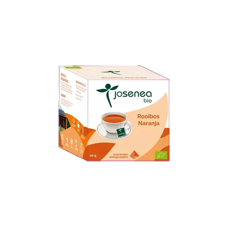 Josenea rooibos naranja bio 10 pirámides en sobre | Farmacia Barata