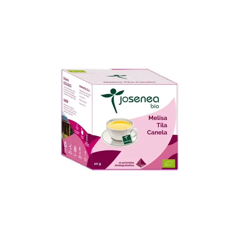 Melisa-tila-canela 10piramides ensobradas bio | Farmacia Barata