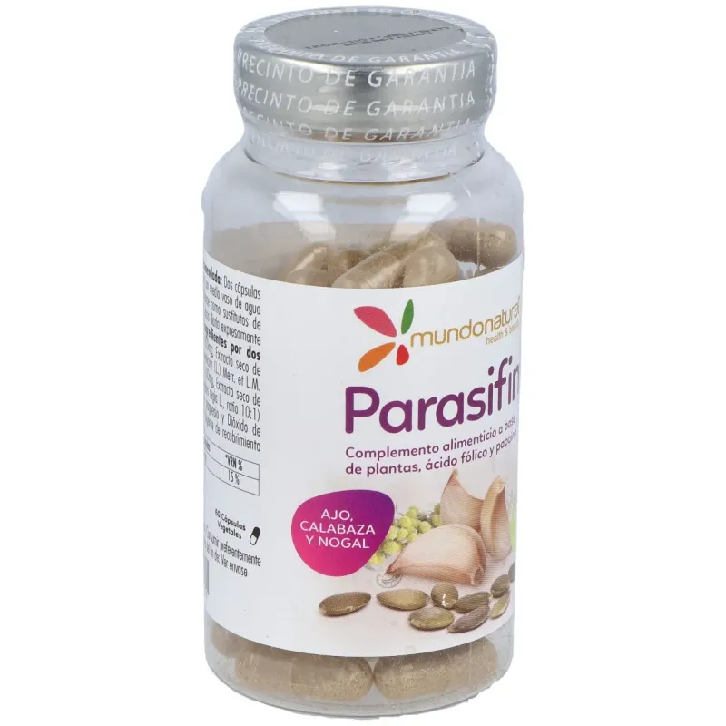 Mundonatural parasifin 60caps | Farmacia Barata