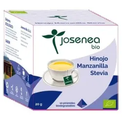 Josenea hinojo manzanilla stevia bio 10 pirámides en sobre