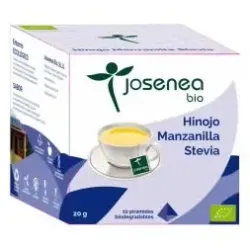 Josenea hinojo manzanilla stevia bio 10 pirámides en sobre | Farmacia Barata Josenea hinojo manzanilla stevia bio 10 pirámides en sobre | Farmacia Barata