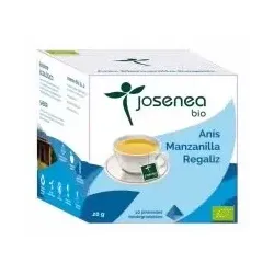 Anis-manzanilla-regaliz 10piramides ensobradas bio | Farmacia Barata