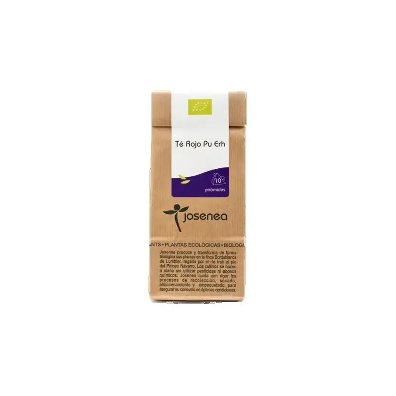 Josenea té rojo pu erh bio 10 pirámides | Farmacia Barata