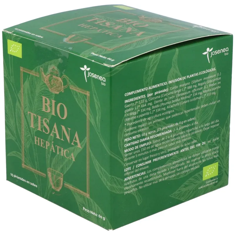 Biotisana hepatica 15 piramides ensobradas | Farmacia Barata
