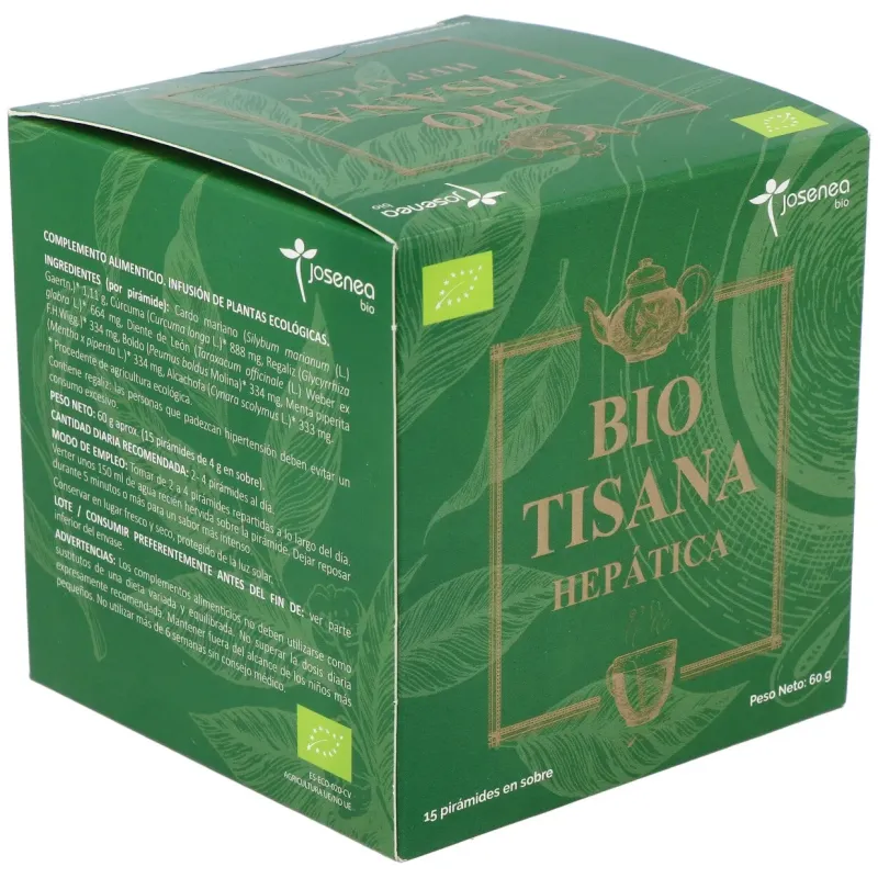 Biotisana hepatica 15 piramides ensobradas | Farmacia Barata