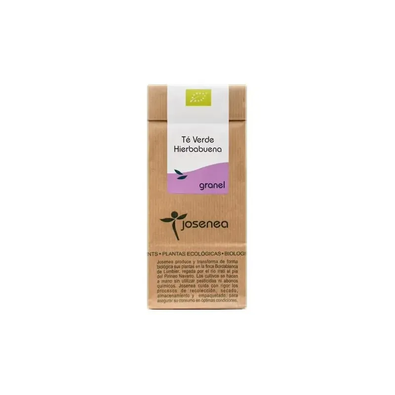 Josenea té verde con hierbabuena granel 50 gr | Farmacia Barata