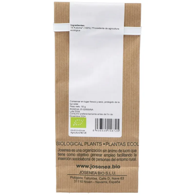 Josenea te kukicha bio granel 50g | Farmacia Barata