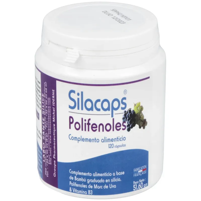 Silacaps polifenoles vascular 120caps. | Farmacia Barata