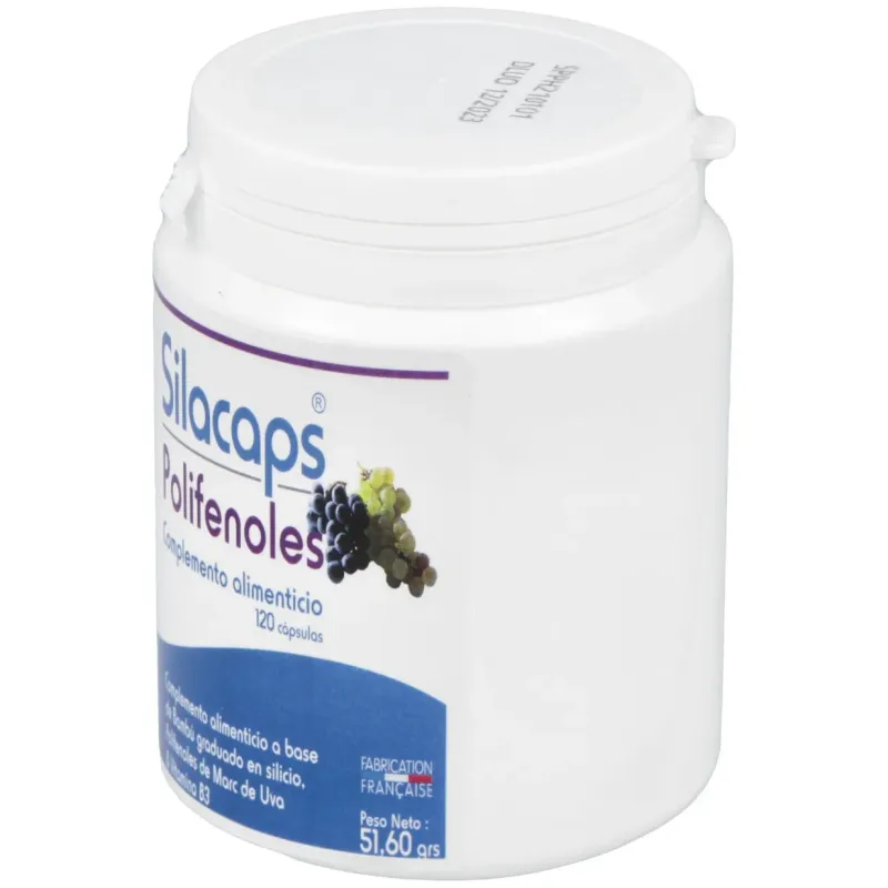Silacaps polifenoles vascular 120caps. | Farmacia Barata