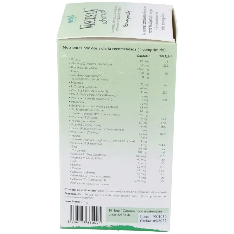 Dietinor vascusan advanced 180 tabletas | Farmacia Barata