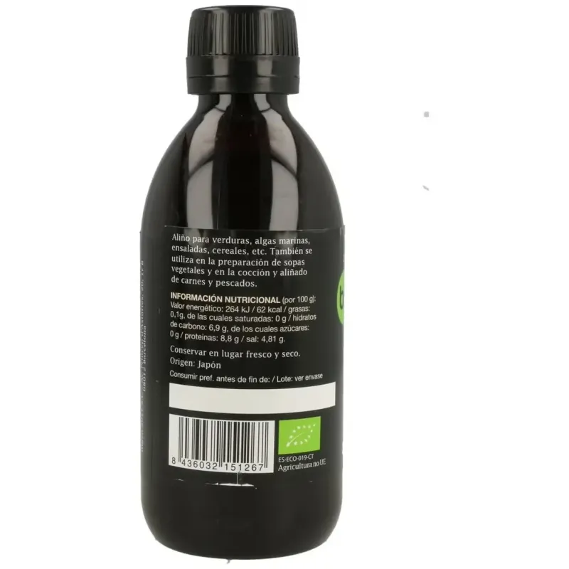 Salsa de soja tamari shoyu 250ml. bio | Farmacia Barata