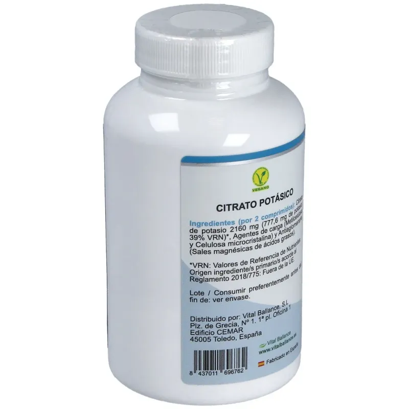 Citrato de potasio 100comp. | Farmacia Barata