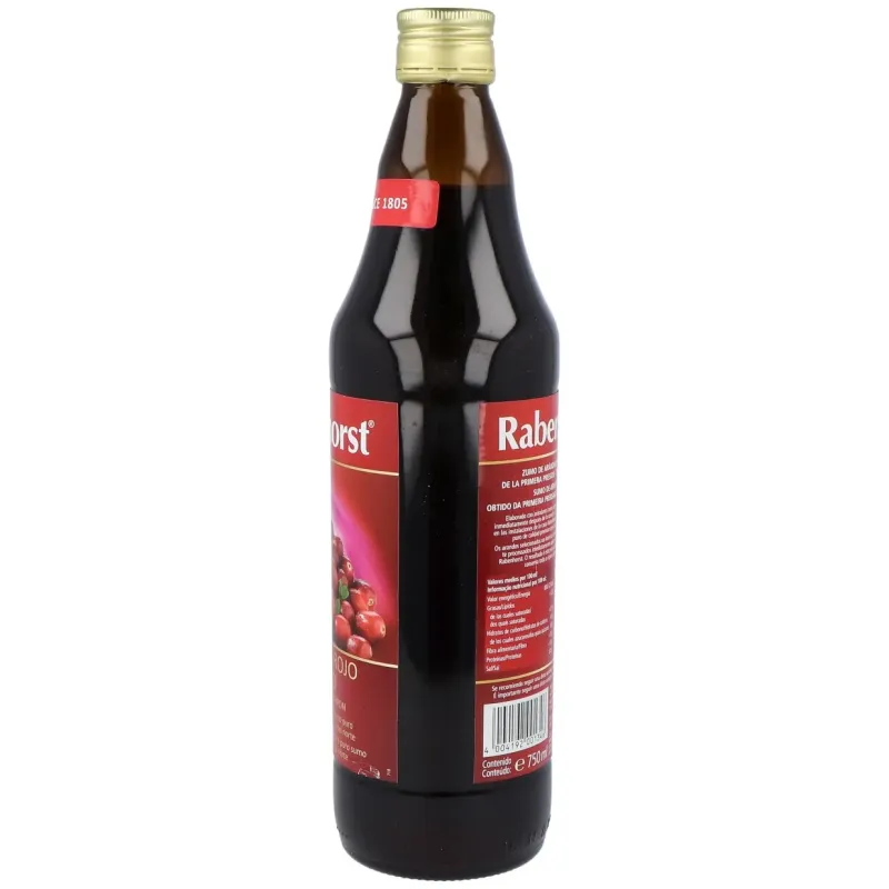 Rabenhorst zumo de arandano rojo americano 750ml | Farmacia Barata