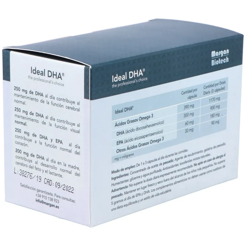 Margan ideal dha 90caps | Farmacia Barata