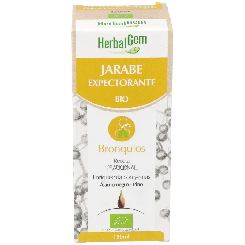 Herbalgem jarabe expectorante bio bronquios 150ml | Farmacia Barata