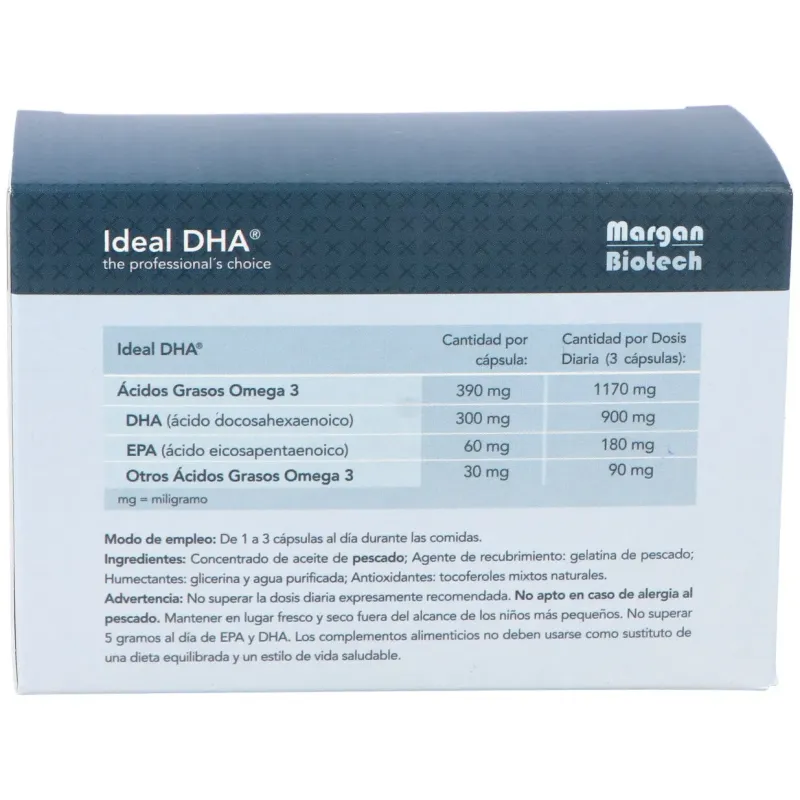 Margan ideal dha 90caps | Farmacia Barata