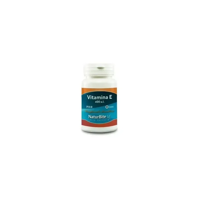 Naturbite vitamina e 400ui natural 60caps | Farmacia Barata