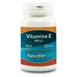 Naturbite vitamina e 400ui natural 60caps | Farmacia Barata
