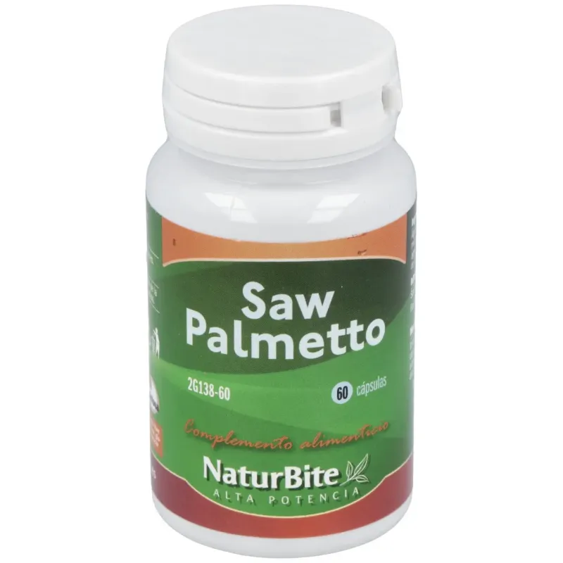 Naturbite saw palmetto 1000mg 60caps | Farmacia Barata