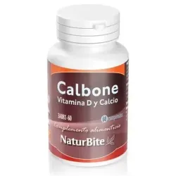 Naturbite vitamina d y calcio calbone 60caps