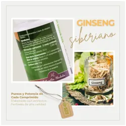 Naturbite ginseng siberiano 1.000mg 60tab | Farmacia Barata