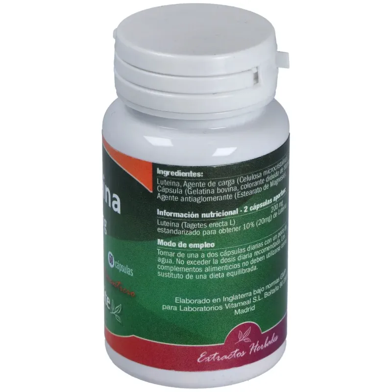 Naturbite luteina 10mg 60 caps | Farmacia Barata
