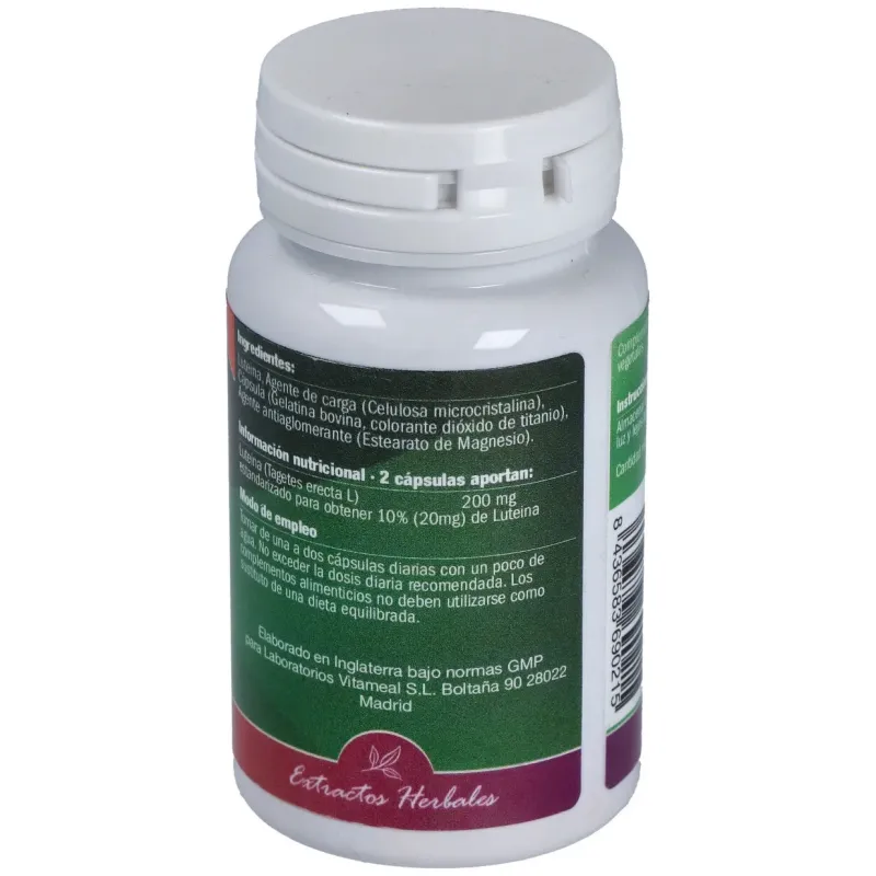 Naturbite luteina 10mg 60 caps | Farmacia Barata