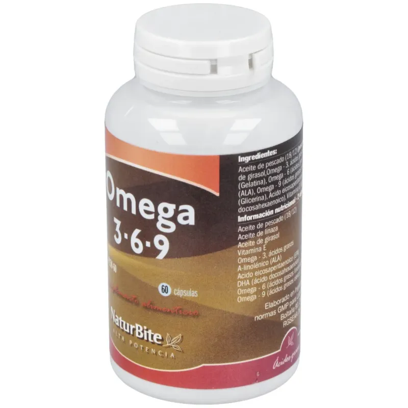 Naturbite omega 3_6_9 60caps | Farmacia Barata