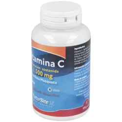 Vitamina c 1500mg. con rosa mosqueta lib.s 90comp. | Farmacia Barata