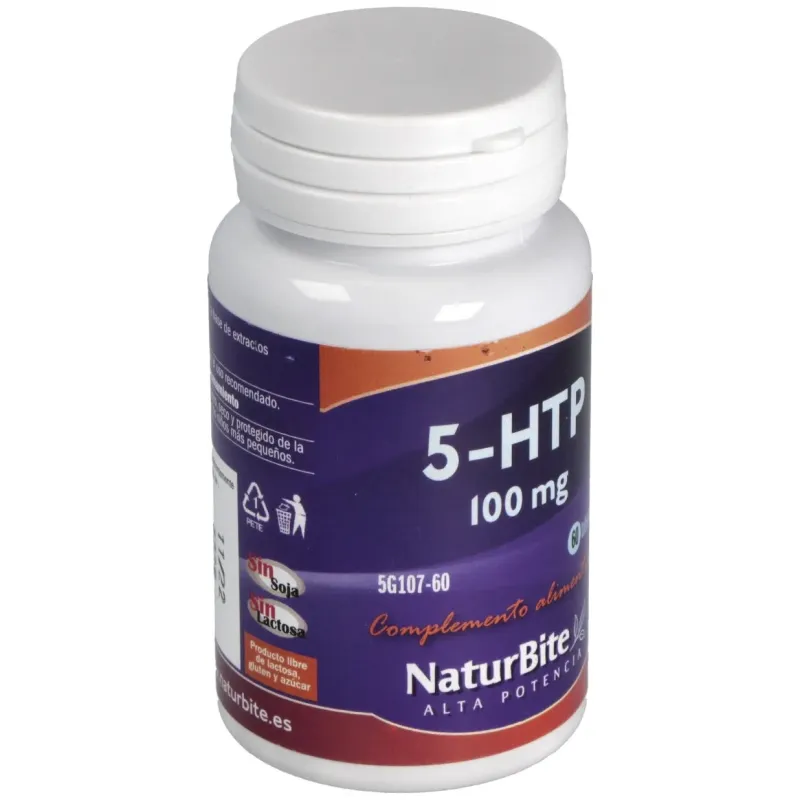 Naturbite 5-htp 100mg 60caps | Farmacia Barata Naturbite 5-htp 100mg 60caps | Farmacia Barata