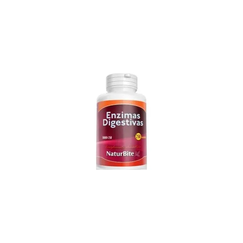 Naturbite enzimas digestivas 250comp | Farmacia Barata