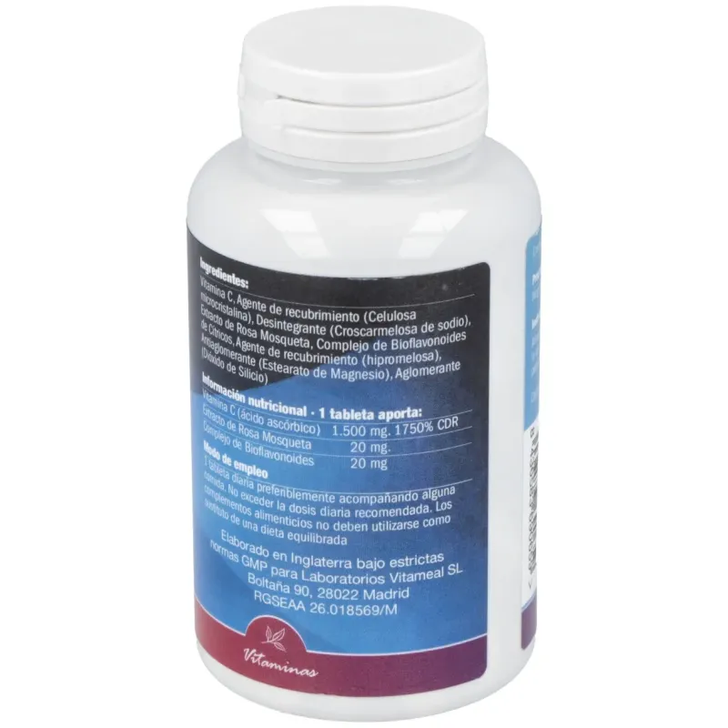 Vitamina c 1500mg. con rosa mosqueta lib.s 90comp. | Farmacia Barata
